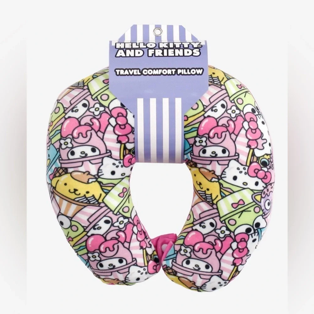 Hello Kitty & Friends Travel Comfort Neck Pillow- NWT - Picture 1 of 3